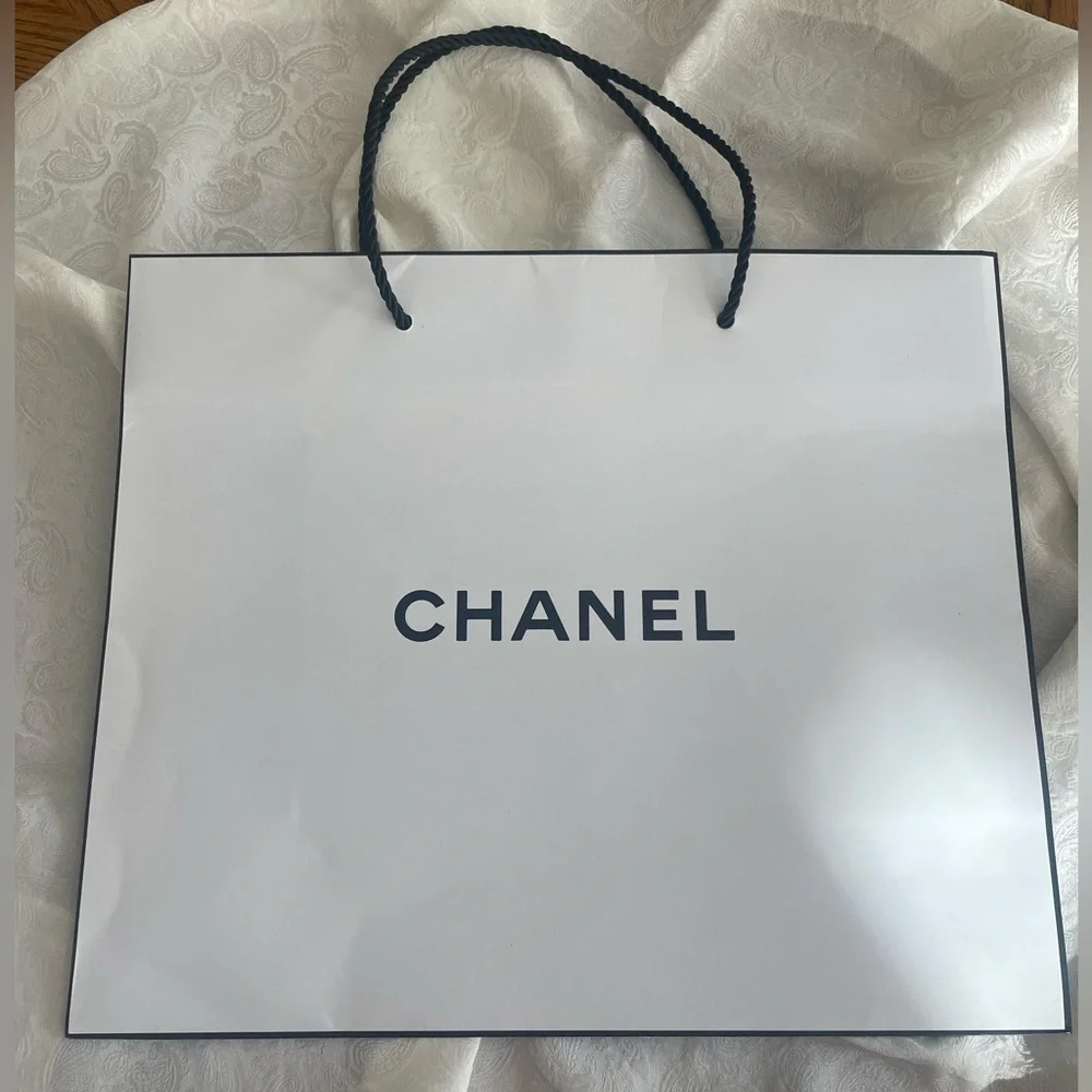 Chanel White Gift Bag